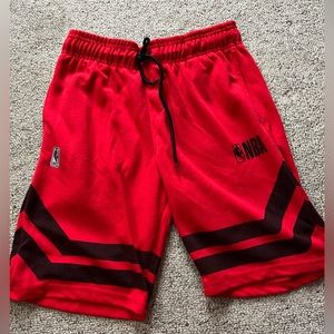 Men’s Red NBA shorts